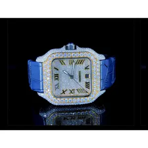 Blue Leather Strap Watches