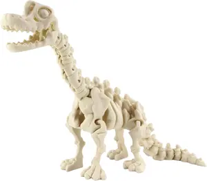PowerTRC 3D Printed - Prehistoric Collectible Dinosaur 3D Figurine Desk Decoration for Teens and Adults, Made in USA