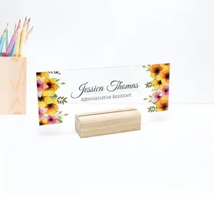 Trendy teacher desk plate | custom classroom decor ,desk name plate custom, name plate for desk, daughter gift, desk plaque acrylic