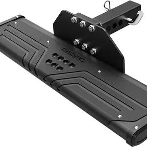 YITAMOTOR Aluminum Towing Hitch Steps for Truck/Car/SUV Vehicles with 2" Hitch Receiver, Rear Bumper Guard Protector