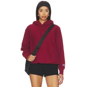 Champion Reverse Weave Pullover Hoodie in Pomegranate