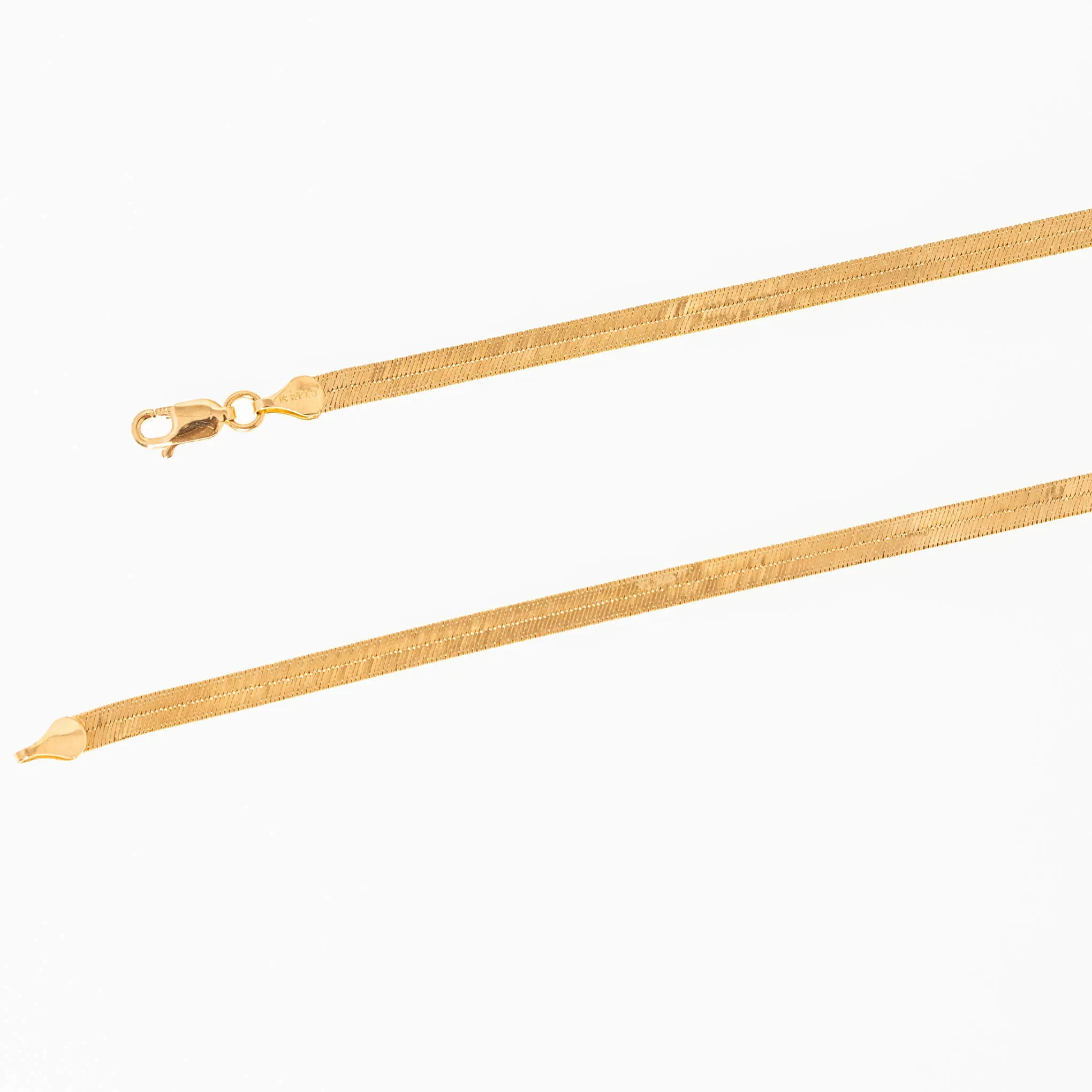 Gold Herringbone Chain