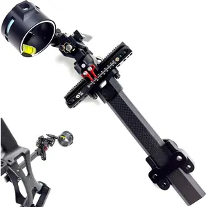 Premium Micro-Adjustable Compound Bow Sight - 0.019" Fiber Optics for Ultimate Shooting Accuracy