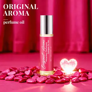 Women's Pheromone Perfume Oil Eau de Parfum Rollerball, Floral Oriental Scented Fragrance, Floral Cologne, Floral Scents Perfume, Portable Travel Size, Long-Lasting Flower Aroma, Ideal Gift