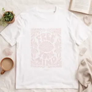 Free Your Mind — 100% Organic Cotton Tee | Unisex, Eco-Friendly, Funny, Introvert, Graphic T-Shirt
