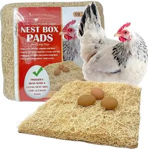 Nest Box Pads for Chicken Nesting Boxes - 13 x 13 Pads