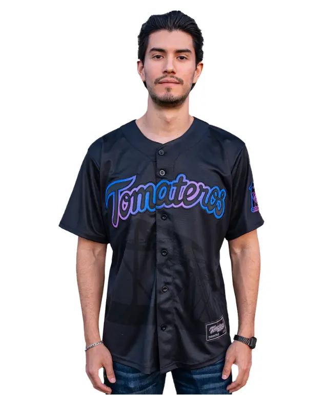 TOMATEROS BLACK BASEBALL JACKET