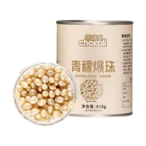 Chakali 850g Barley Boba Pearls - Instant Milk Tea & Dessert Topping, Sweet & Chewy Bursting Boba for Snacking
