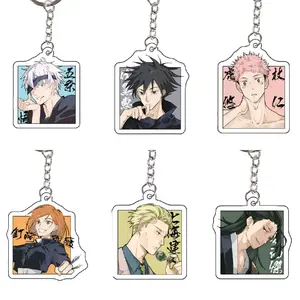 Jujutsu Kaisen keychains anime charms acrylic Gojo, Itadori, Sukuna, Megumi, Nobara, Panda