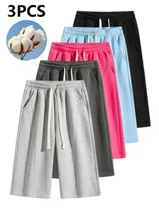 Men’s capri pants, sports casual shorts, men’s summer casual wear, summer shorts, new spring products