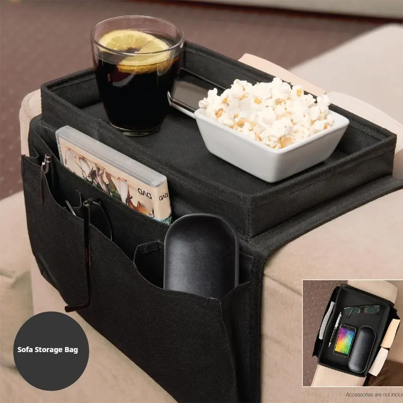 Sofa Storage Bag, Versatile Storage Bag, Storage Pouch, Armrest Hanging Organizer, Remote Control Holder, Home Storage Solution, Space Saving Organizer, Home Organizers, Wholesale Available