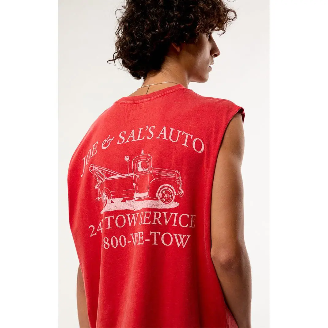 Pacsun Men's Joe and Sal's Cut-Off Muscle T-Shirt