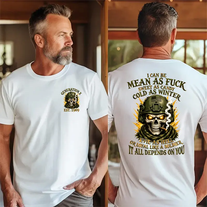 [Generation Studio] Personalized Year 1965-1980 I Can Be Badass Generation X Shirt, It All Depends On You Gen X Shirt, For Men, For Women