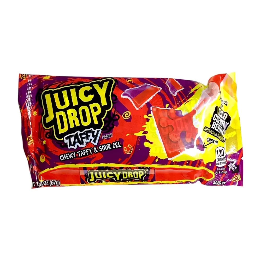 JUICY DROP TAFFY 2.36oz Assorted JUICY DROP TAFFY 2.36oz Assorted