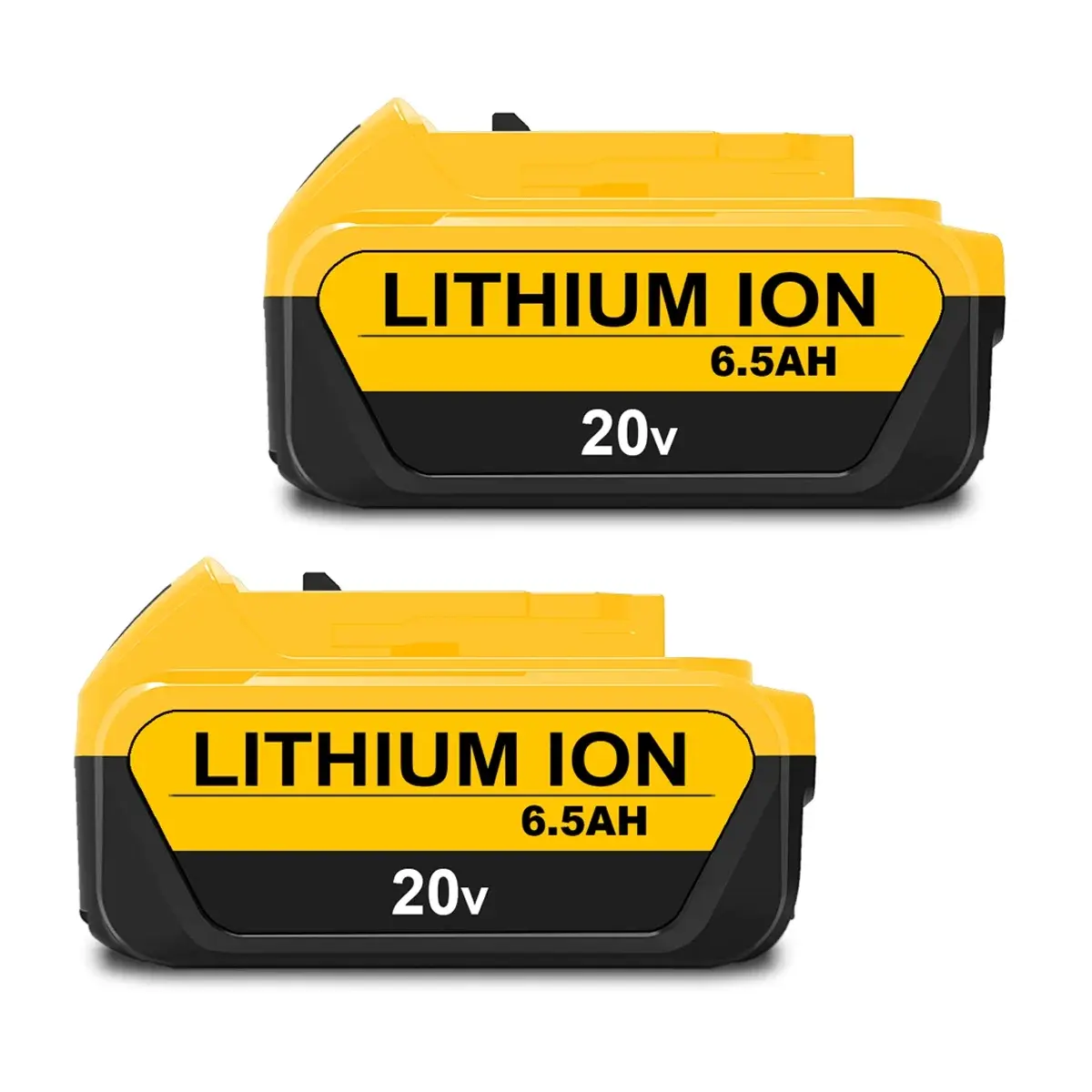 20V 6.5Ah For Dewalt 20 Volt Max XR 6.0AH Lithium5.0AH Battery DCB206 DCB205-2-SATRANG