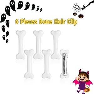 Cute Dog Bone Design Hair Clips, 2024 New Style Colorful Hair Accessories for Women & Girls, Fashion Hair Accessories for Party, Daily Clothing Decor
