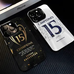 Champions M-Madrid iPhone 17 16 15 14 13 12 Pro Max