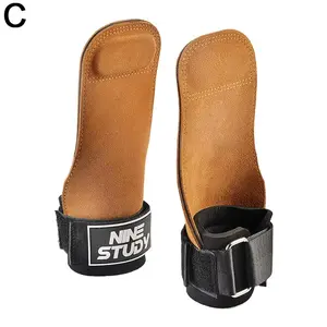 Bench Press Weight Lifting Wrist Hooks Straps Deadlift Gloves and Grip Pads for Fitness Gym Training Dumbbell Pull-Up