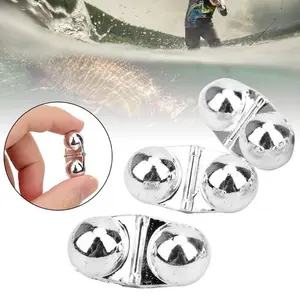 Silver Fishing Line Rattles