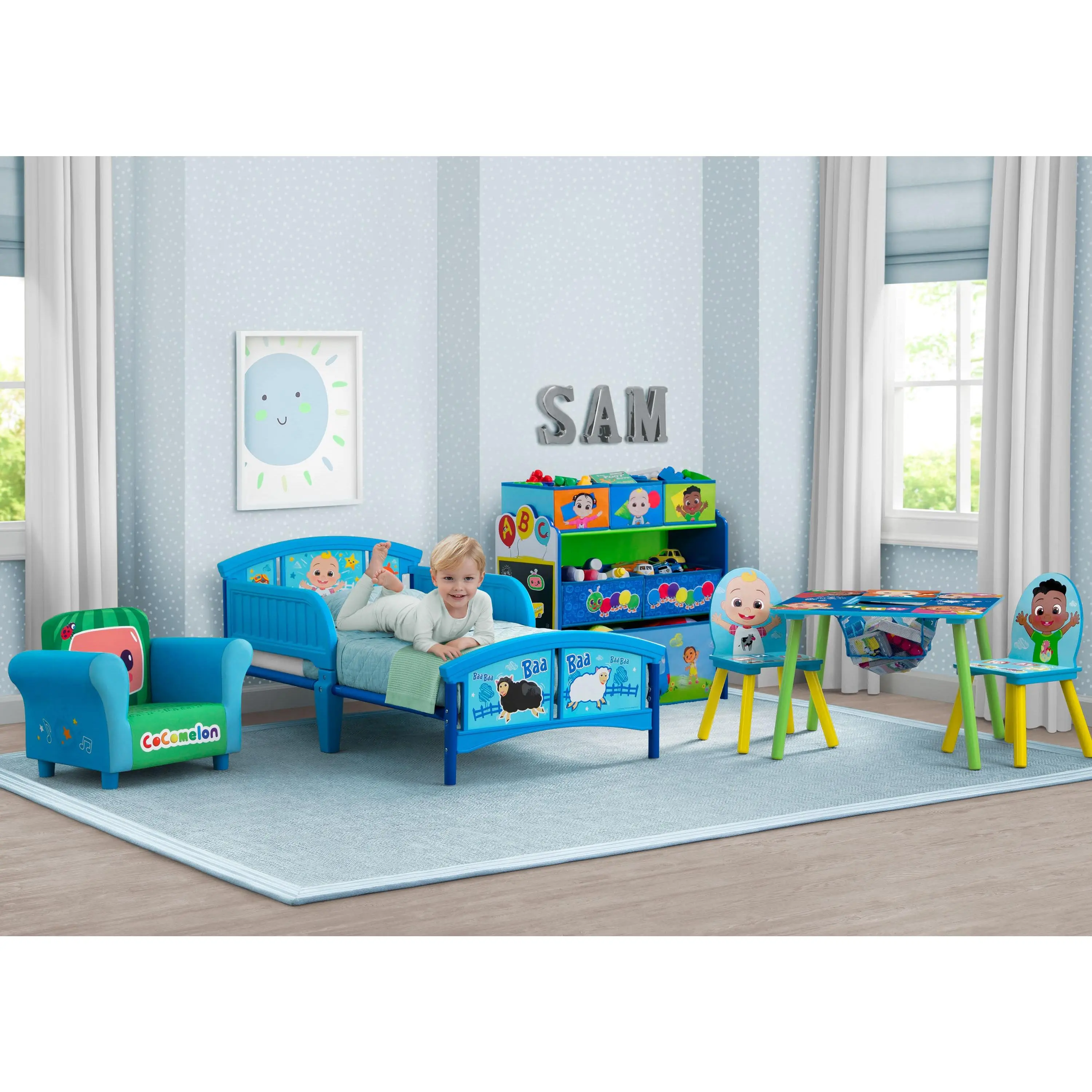 CoComelon Plastic Toddler Bed