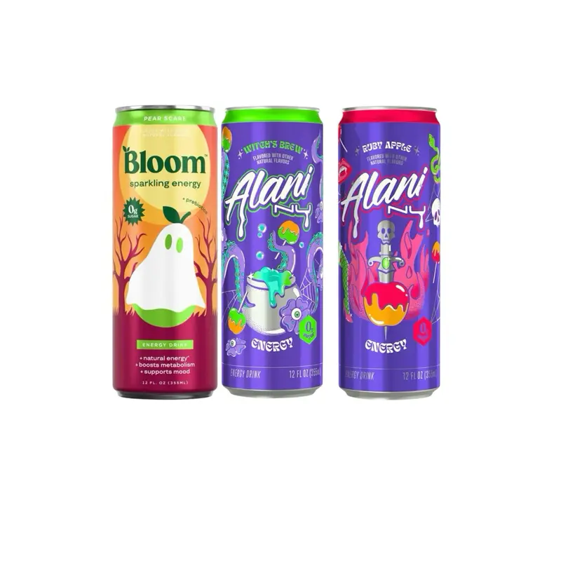 Fall Edition Energy Drink 3 Pack- Bloom Scare Pear, Alani Witches Brew, & Alani Ruby Apple