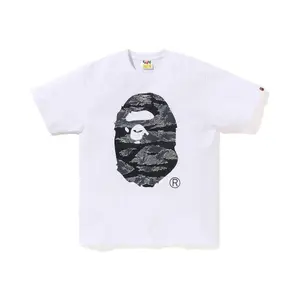 BAPE Tiger Camo Ape Head Tee White (men) by StockX