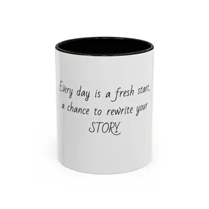 Accent Coffee Mug, 11oz, motivational phrase, emotional phrase, cup, bottle, motivate gift