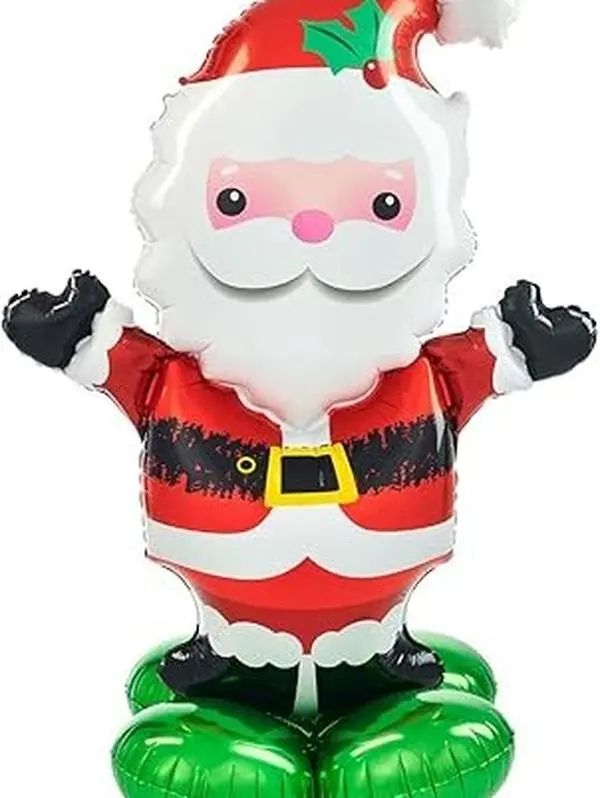 53" Christmas Santa Airloonz Air-Filled Foil Balloon Holiday Party