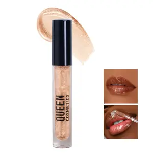 Queen Tease Limited Edition Glossy Lipstick Shimmering Bronze Diamond Shimmer High Shine Lipgloss Vanilla Scented Vegan Cruelty Free