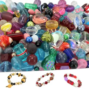 Linpeng Glass Beads for Jewelry Making Supplies, Gift for Beader, 2 Lbs