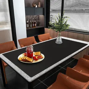 Large  Mat, 72"x16" Heat Resistant Mats for Countertop, Cuttable  Kitchen Counter Mat, Multipurpose Countertop Protector Mat,  Mats for Kitchen Counter (Black)