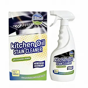 Powerful kitchen degreasing spray, professional kitchen degreaser cleaner, suitable for cleaning stubborn grease on stoves, ovens, countertops and range hoods