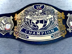 Wf Undisputed Championship Wrestling Title Belt Replica 2mm Adult Size