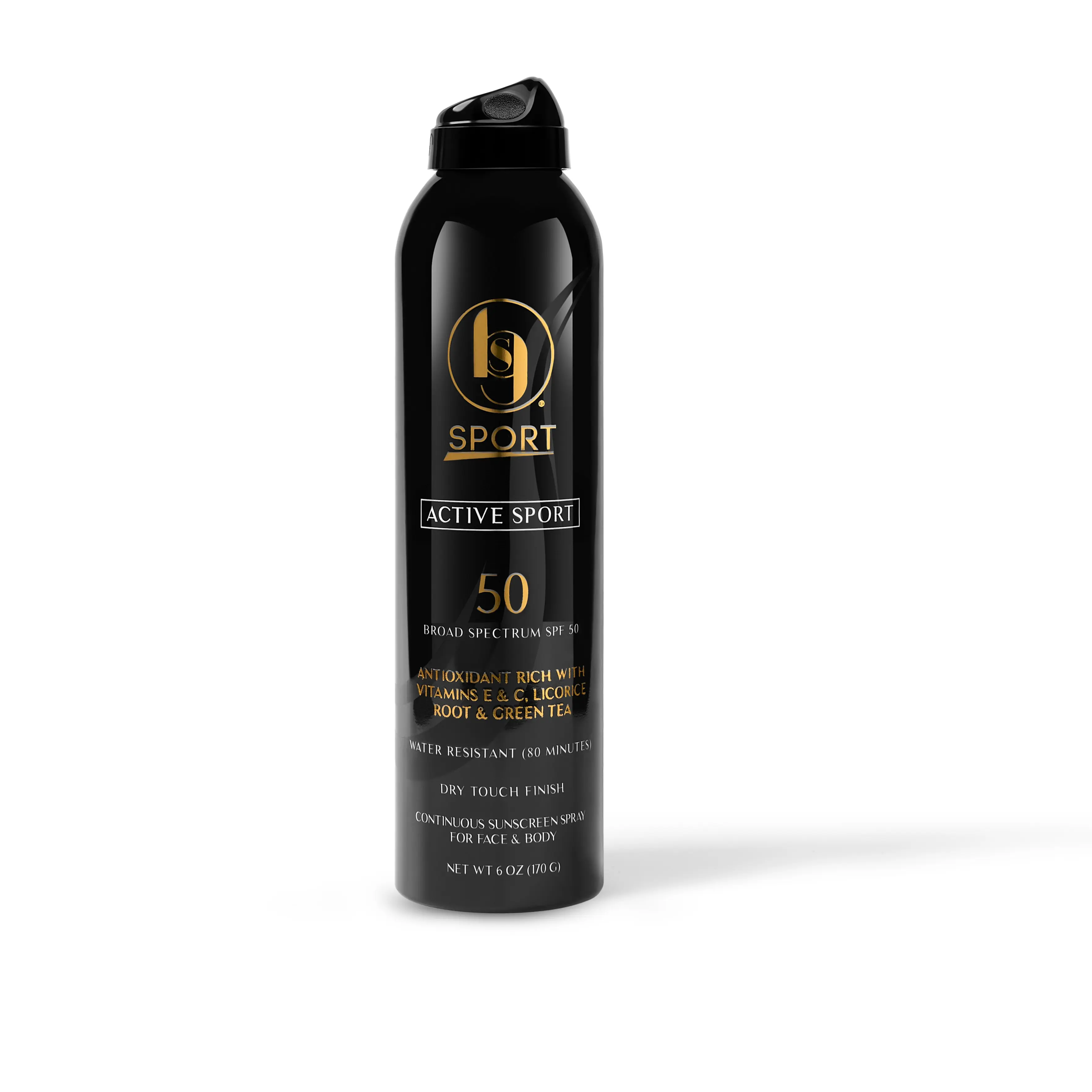 Black Girl Sunscreen Active Sport Sunscreen Spray SPF 50 with Green Tea Licorice Root & Vitamin C for Facial Hydration and UV Protection Sunblock Shade Daily