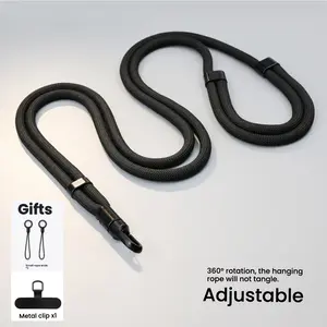 Adjustable Phone Lanyard, Durable Outdoor Strap, Anti-Theft and Drop-Proof, Multi-Functional Rotating Clip, High-Quality Shoulder & Neck Belt, Phone Sling, Cellphone