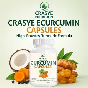 CRASYE Turmeric Curcumin 670mg Capsules with Black Pepper & MCT Oil for Enhanced Absorption 95% Curcuminoids Non-GMO 60 Vegetarian Capsules Optimum Healthcare Natural Fitness Supplement TikTokShopBlackFriday