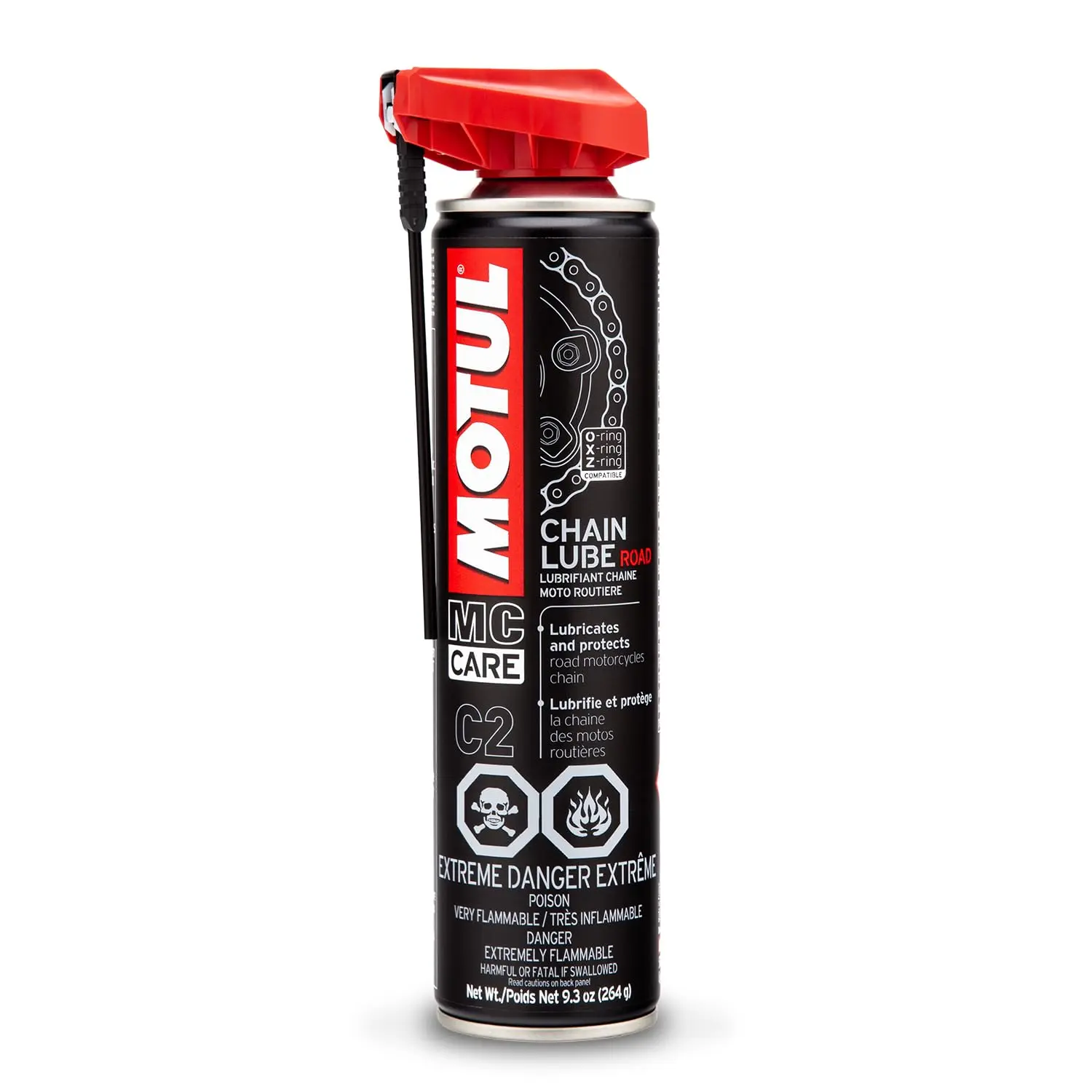 Motul C2 Chain Lube for Road Motorcycles, 9.3 oz