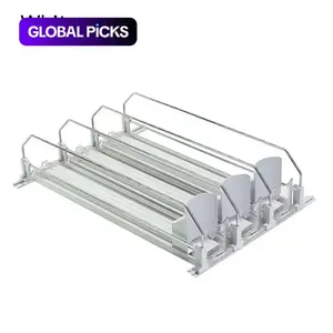 Can Dispenser, 1 Set/3 Counts Can Dispenser with Positioning Buckle, Soda Can Organizer, Drink Organizer for Fridge, Summer for Gift