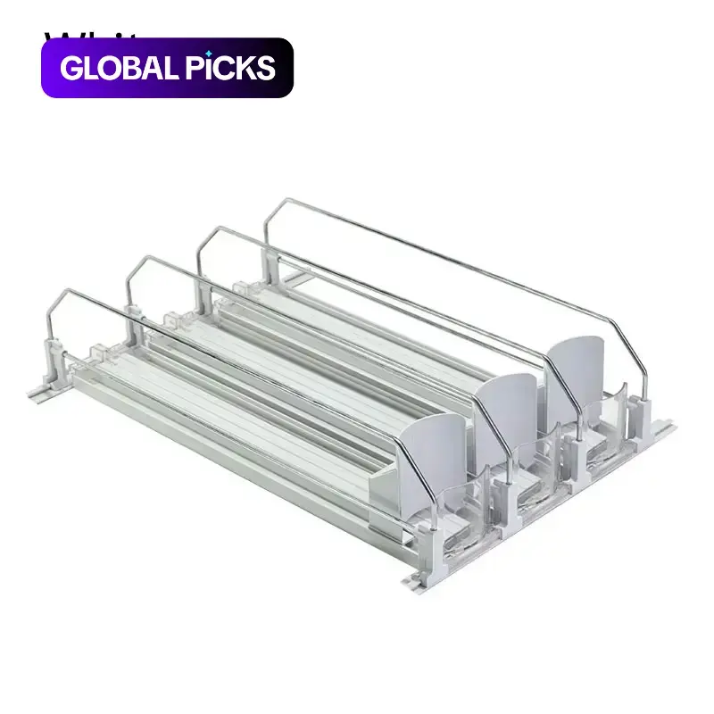 Can Dispenser with Positioning Buckle, Soda Can Organizer for Fridge, 1-Set or 3 Pack Beverage Storage Rack, Beverage Holder, Ideal Summer Gift #GLOBAL PICKS