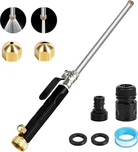 Jet Nozzle Power Washer for Garden Hose, Includes 2 High-Pressure Nozzles and Quick Connectors | Hydro Jet High Pressure Washer Tools for Car, Patio, Driveway & Outdoor Cleaning