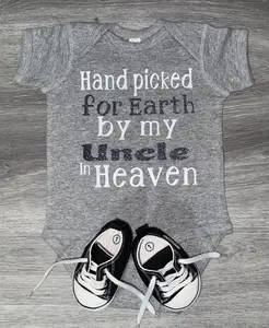Hand Picked For Earth By My Uncle In Heaven Bodysuit