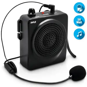 Portable PA Speaker Voice Amplifier - 8hr Battery, Headset Mic, Compact