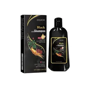 Natural Plant Hair Shampoo, Dye & Nourish 3-In-1, Quickly Cover Hair, Gentle Non-Damaging, Long-Lasting Color, Smooth Shine, Unisex Haircare
