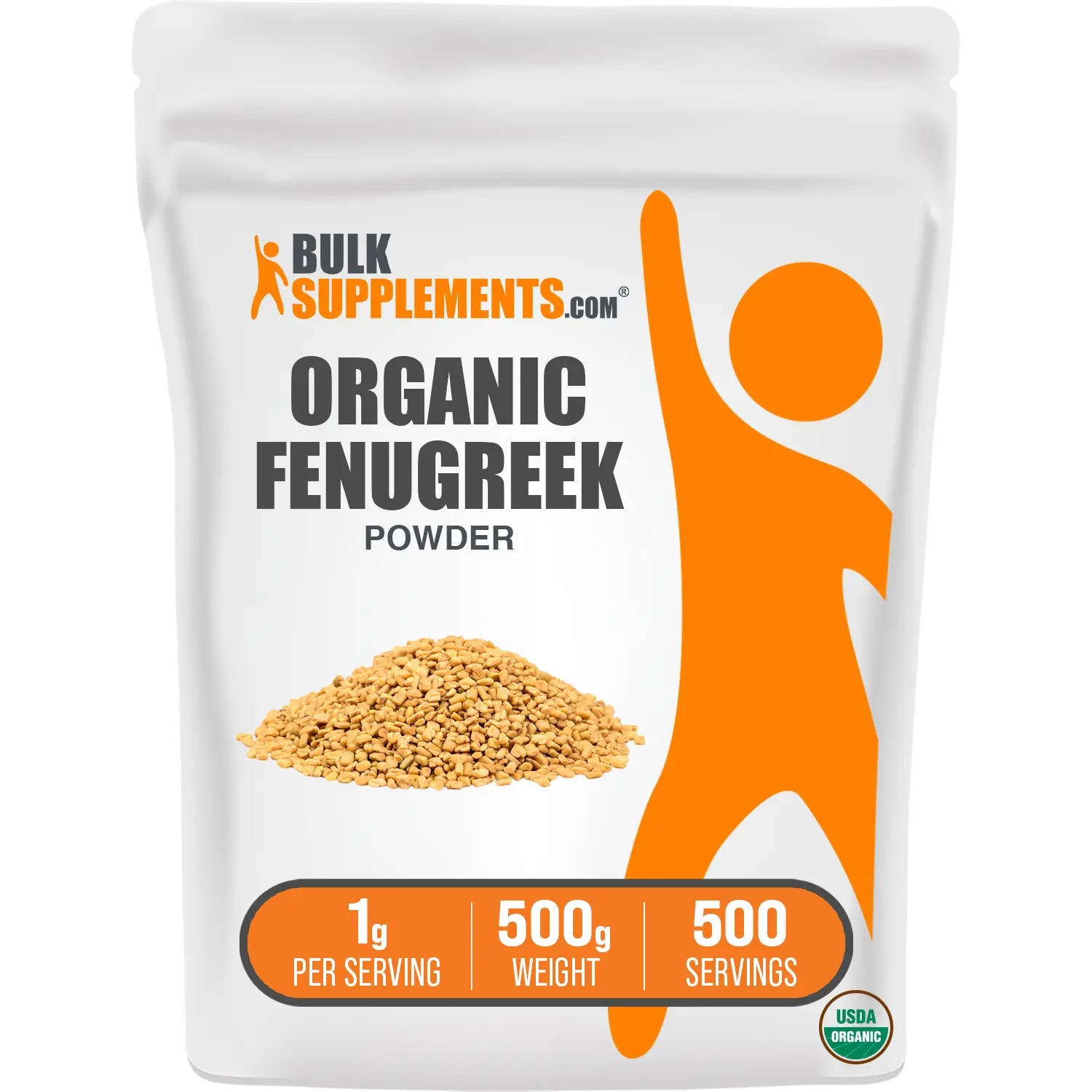 BulkSupplements - Organic Fenugreek Powder - Anti-Inflammatory - Healthy Skin - 500g - 1g per Serving BulkSupplements - Organic Fenugreek Powder - Anti-Inflammatory - Healthy Skin - 500g - 1g per Serving