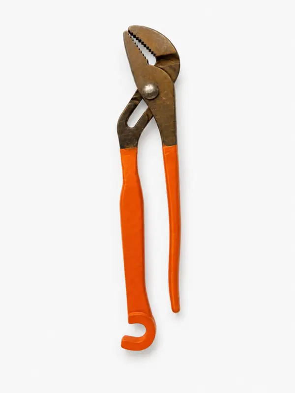 Operator Tool Co. 10" Refinery Pliers -Heavy Duty Adjustable Pliers with Valve Handwheel Wrench