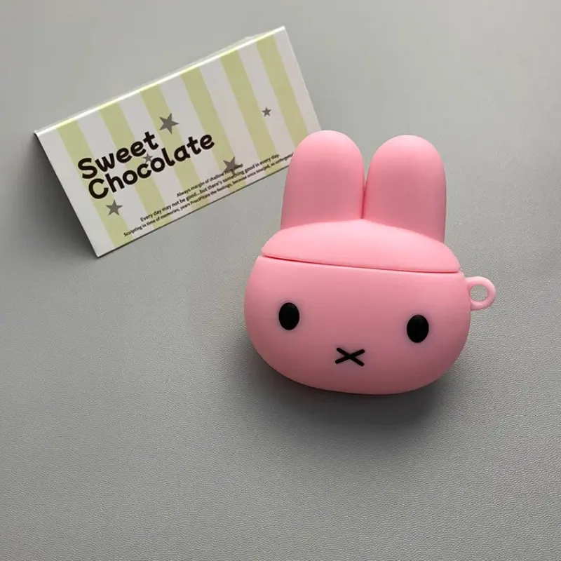 1 piece of rabbit earphone case,Cute wireless Bluetooth earphone case, Rabbit Design, drop resistant, durable accessory, Protection, Earphone Accessories, Headphone Accessories, suitable for AirPods 1/2/3/4/pro/pro2