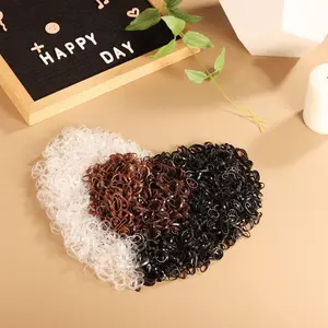 【NOT FOR SALE】5pcs Random Colors Mini Hair Ties Soft Hair Rubber Bands and Elastics for Girls Women