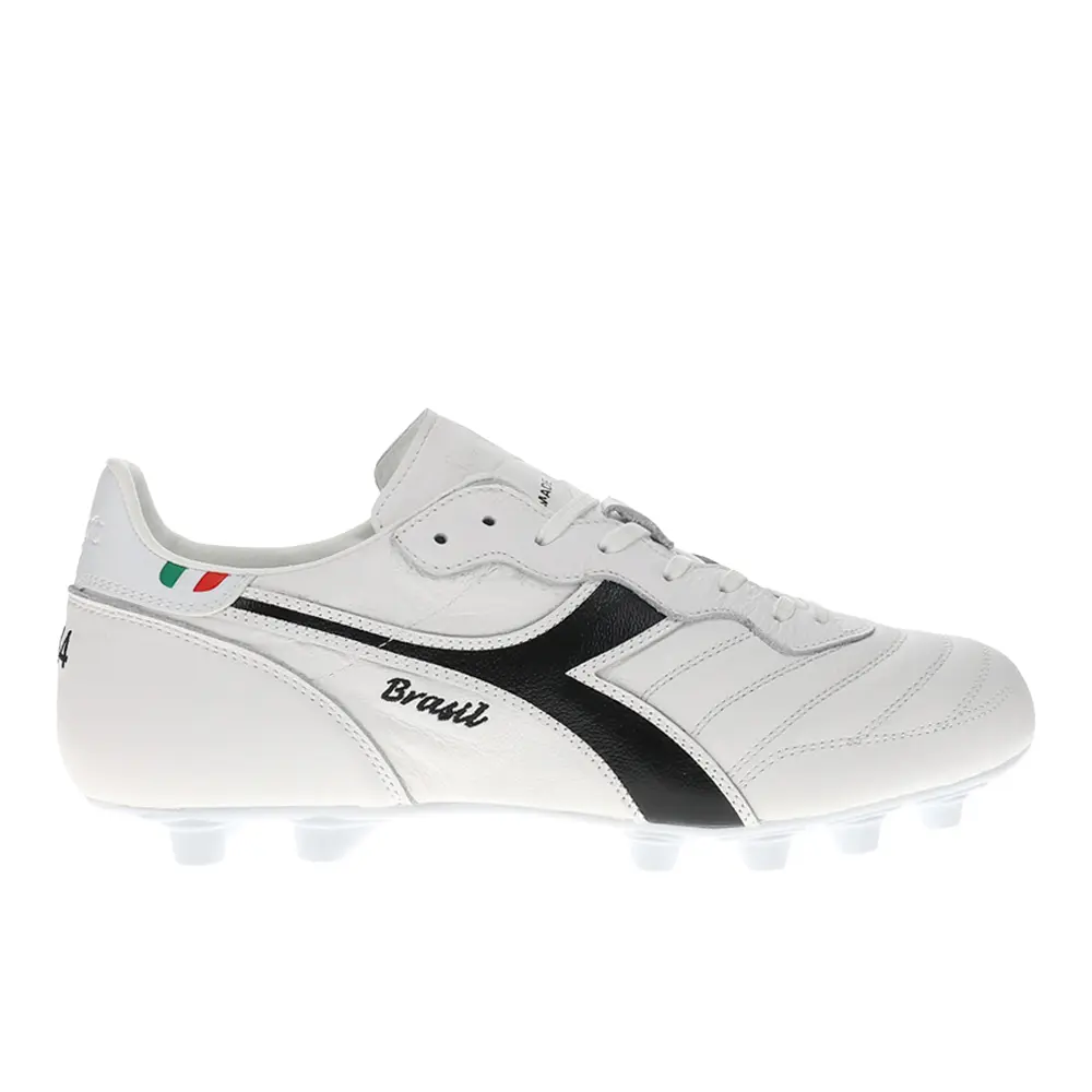 diadora Mens Brasil Ita Og Lt Plus Mdpu Soccer Cleats  - White