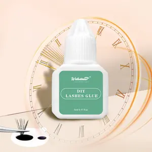 5ml Individual Cluster Lashes Glue & Remover Paste, Gentle Makeup Remover, Long-lasting Waterproof Eyelash Adhesive, Self Application Adhesive, Professional Eye Makeup Tool for Women Cosmetic
