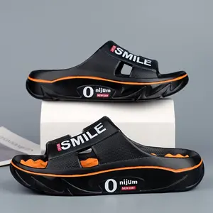 Men's thick-soled durable and lightweight sandals, simple casual non-slip and deodorant outdoor beach slippers, boys' shoes walking shoes Footwear Flipflop sandals men